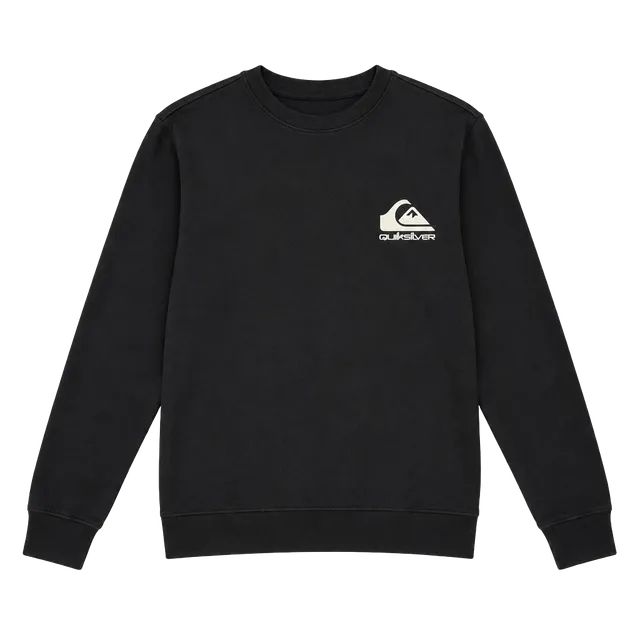 Quiksilver Sweatshirt Size M Black Crewneck Pullover