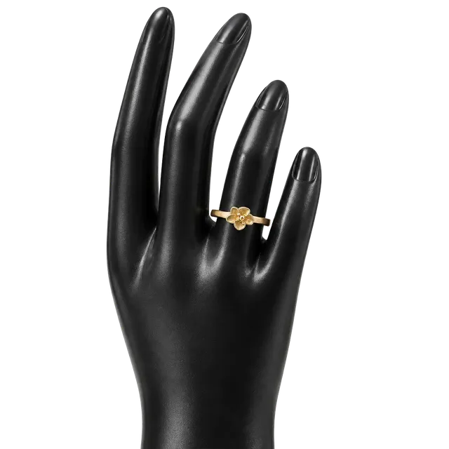 Vintage 1990s Sterling Silver 925 Flower Ring