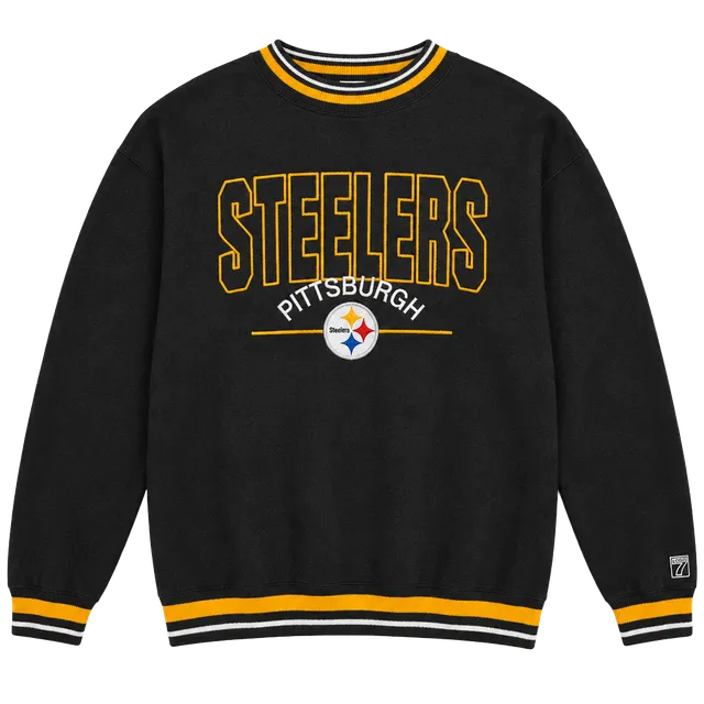 Logo 7 Pittsburgh Steelers Sweatshirt Size L Vintage NFL Game Day