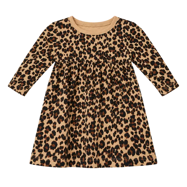 Old Navy Leopard Dress Size 0-3M