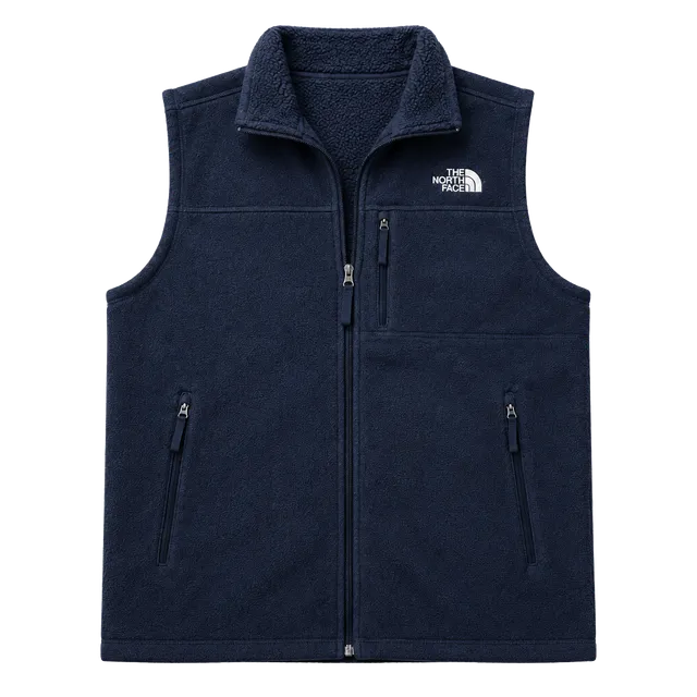 The North Face Gordon Lyons Fleece Vest Size XL Blue Full Zip