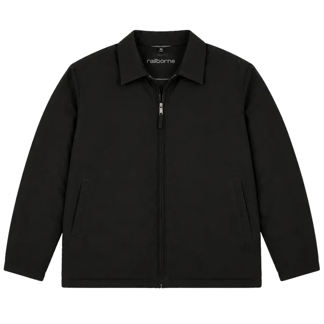 Claiborne Foam Tech Jacket Size XXL Black
