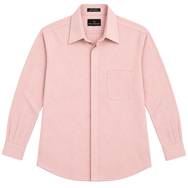 Stacy Adams Men's XL Regular Fit Pink/Purple  Striped Dress Shirt 17-17.5 32/33