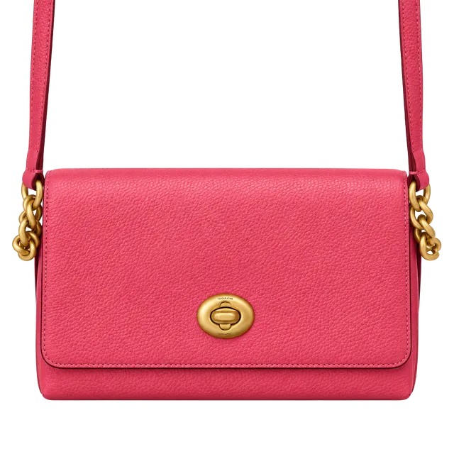 Coach Hutton Pink Leather Shoulder or Crossbody Bag