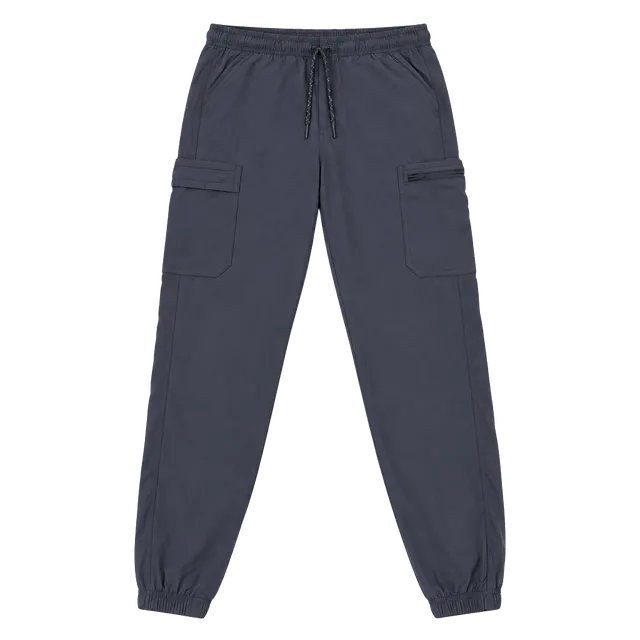 Carhartt Women’s Gray Cargo Jogger Scrub Pants Drawstring Utility Workwear XS