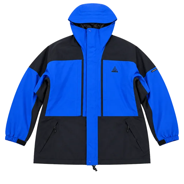 Nike ACG Jacket Size XL Vintage Blue Black Windbreaker Parka