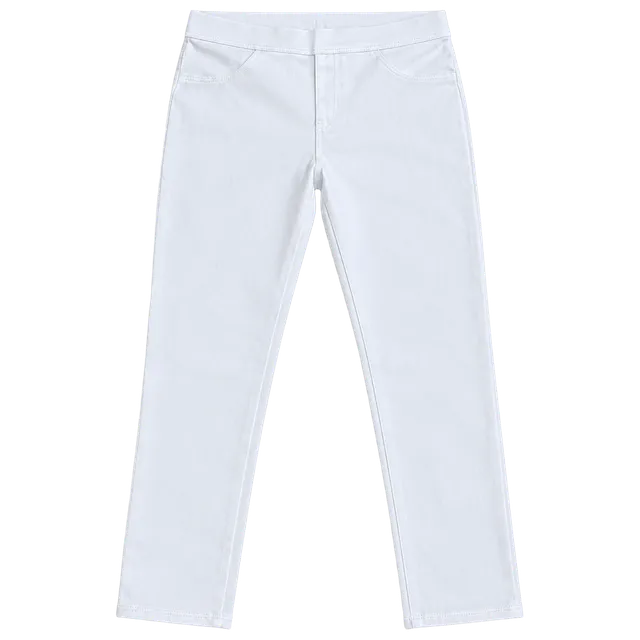 Time and true White Pull-On Denim Leggings