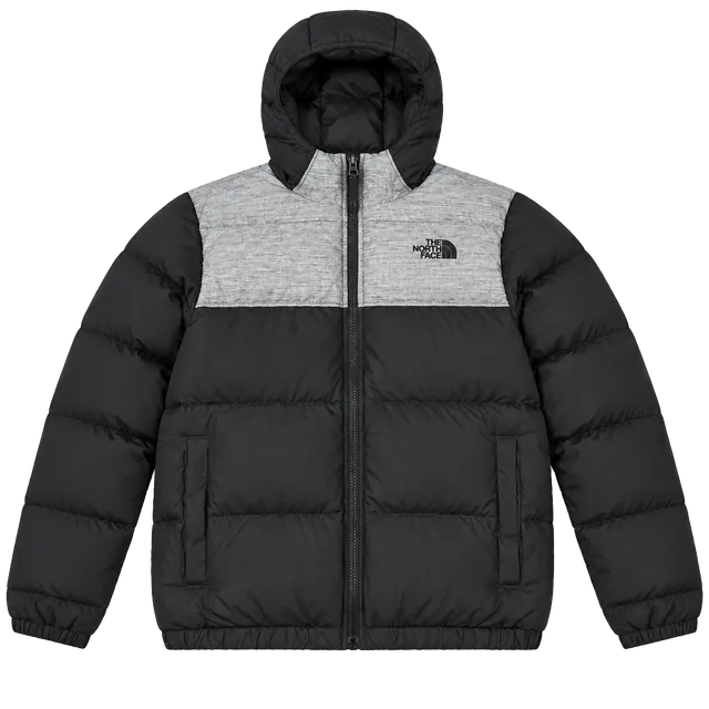 The North Face Reversible Puffer Jacket Grey Black 10