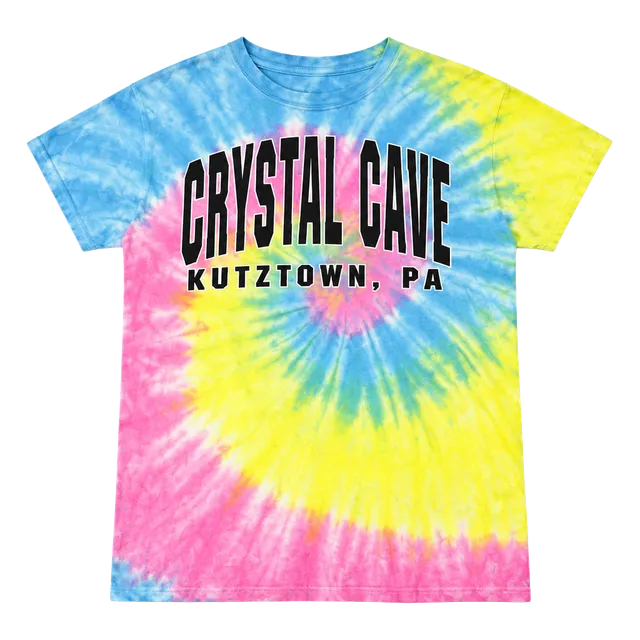 Crystal Cave Kutztown PA Tie Dye T-Shirt