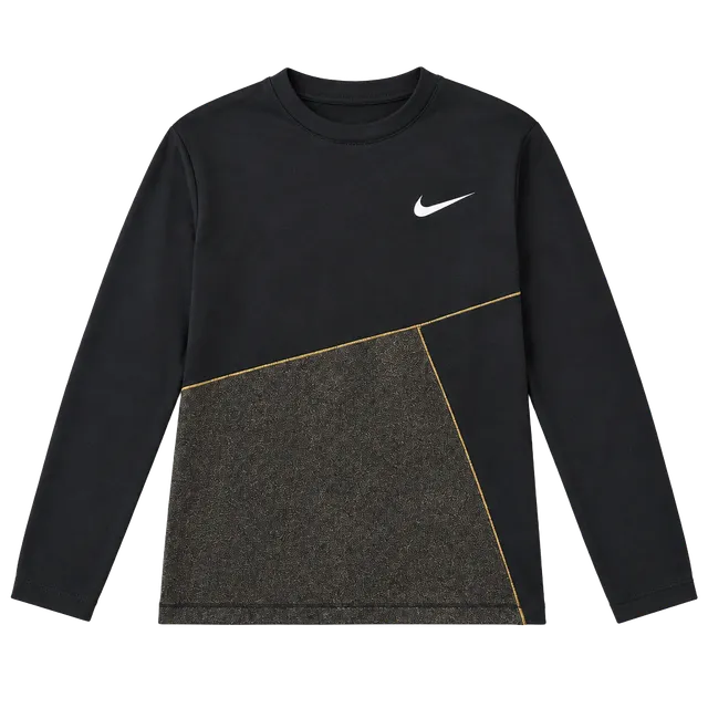 Nike PRO Warm Dri-Fit Long Sleeve Metallic Thermal Shirt Top Girls