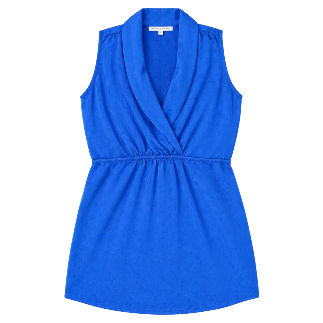 Collective Concepts Dress Size XS Royal Blue Sleeveless Cowl Neck NWT