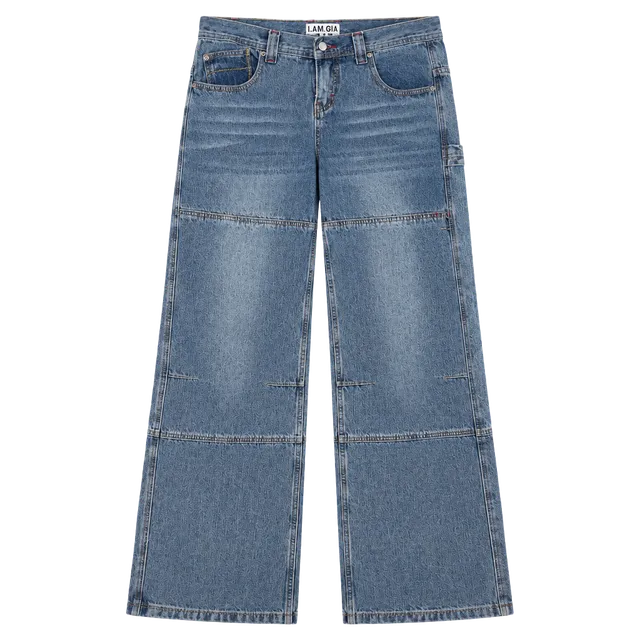 I.AM.GIA Carpenter Jeans Size M Blue Denim Double Knee Workwear
