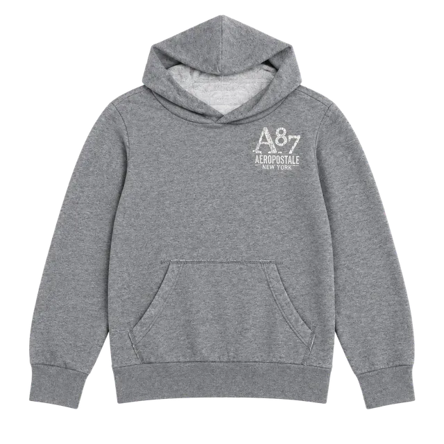 Aeropostale A87 Hoodie Size S Gray