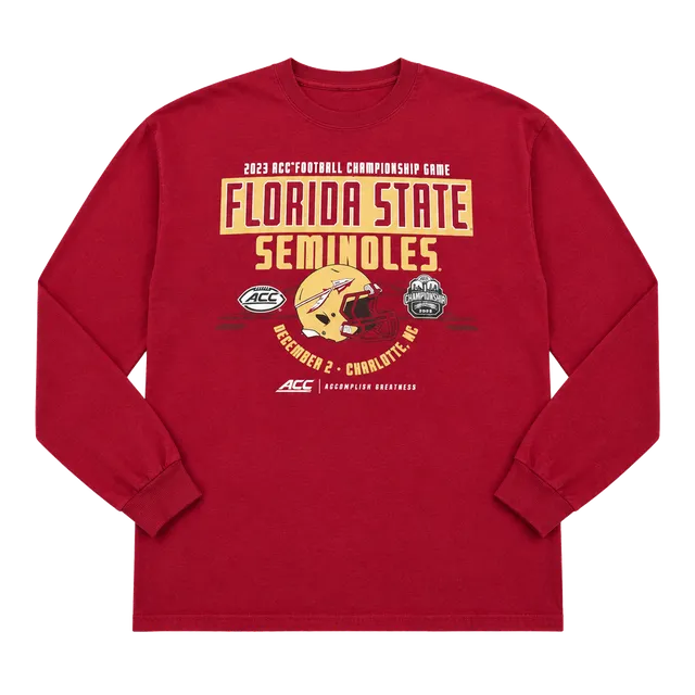 Champion Florida State Seminoles 2023 ACC Championship Long Sleeve Shirt M