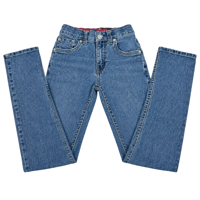 Levi’s 515 Girls 8 Medium Wash Skinny Stretch Denim Jeans RN81917