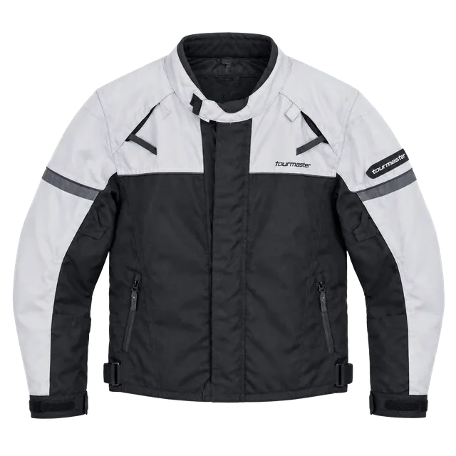 Tourmaster Jett Series 3 Jacket Size 44 Gray Black Motorcycle Riding