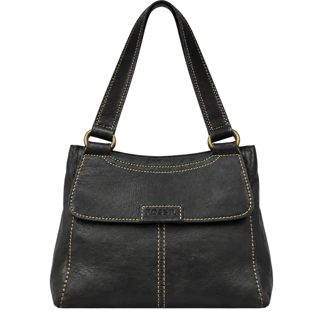 Fossil flip pocket satchel New