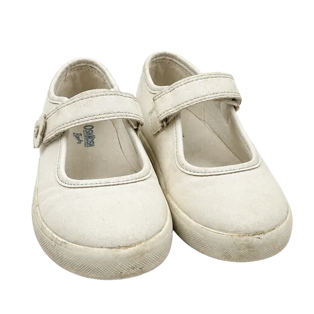 OshKosh B'gosh White Kids Shoes Floral Size 11M 