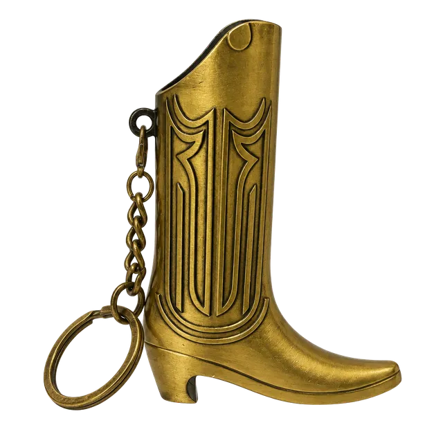 HMC Cowboy Boot Lighter Case Keychain