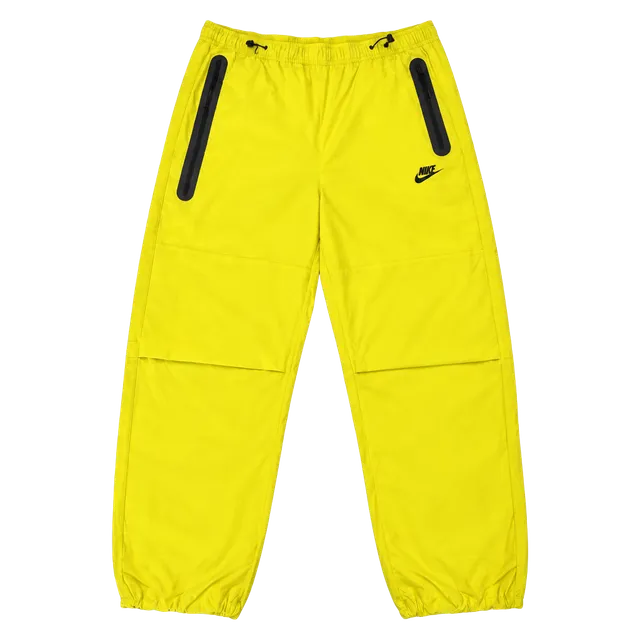 Nike Woven Pants Size XL Yellow Cargo Tech Trackwear
