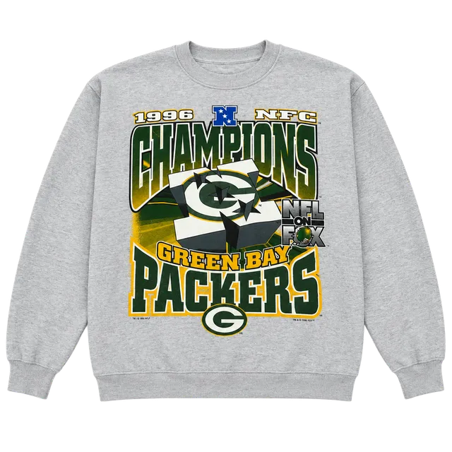 Sport 1996 Green Bay Packers NFC Champions Sweatshirt Gray