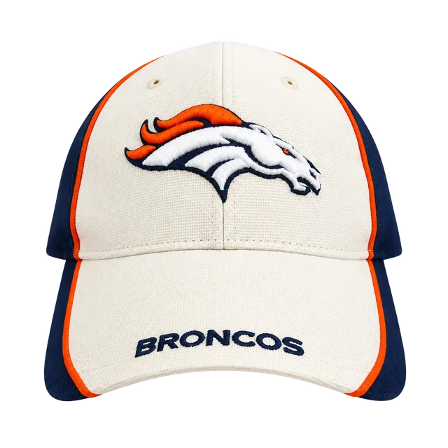 Denver Broncos NFL Baseball Cap Hat White Orange Blue