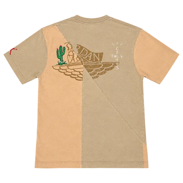 Jordan x Travis Scott Cactus Jack T-Shirt Tan