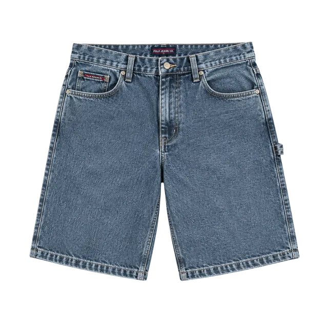 U.S. Polo Assn. Carpenter Denim Jean Shorts Size 38 Blue Y2K Baggy Jorts