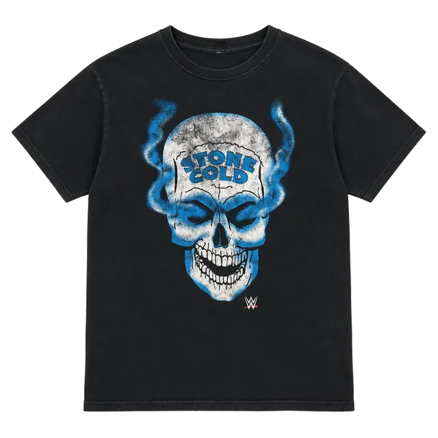 WWE Stone Cold Steve Austin Skull Graphic T-Shirt