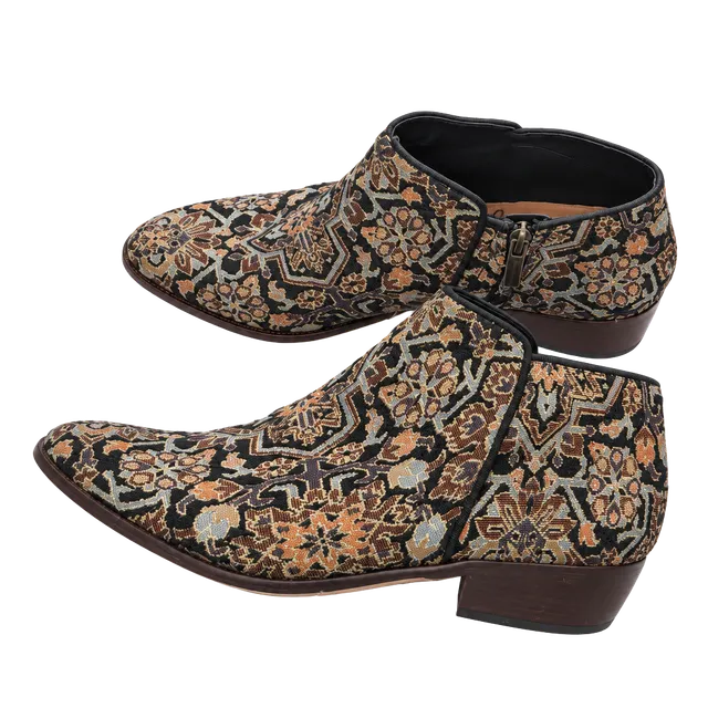 Sam Edelman Tapestry Ankle Boots Size 9 Multi