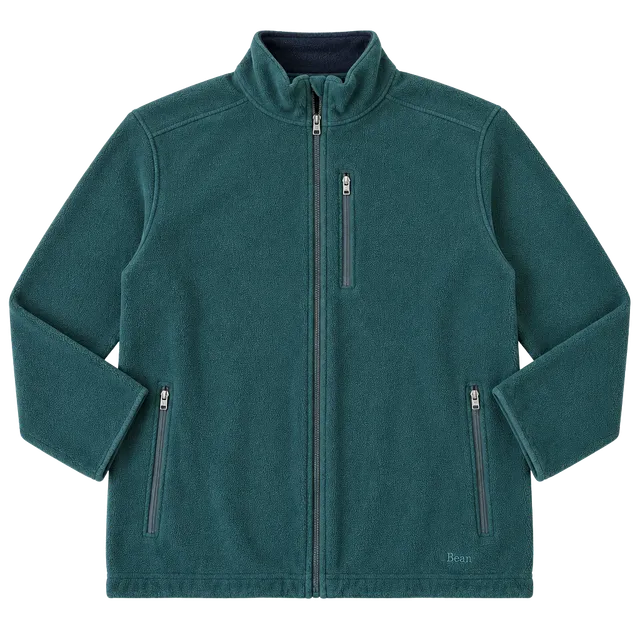 Vintage L.L. Bean Polartec Fleece Jacket Mens XL Green Full Zip Mountain Pro