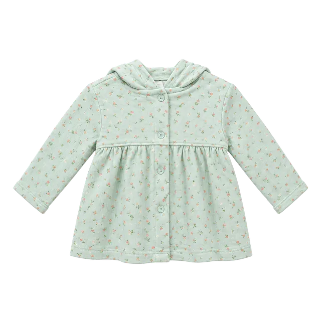 Carter's Floral Hooded Jacket Size 6 Months