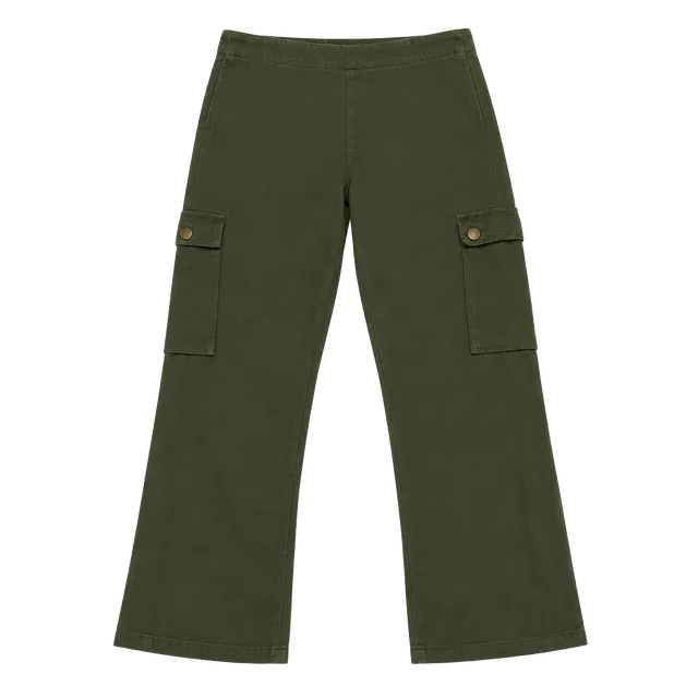 Cargo Pants Size M Green Polyamide Elastane