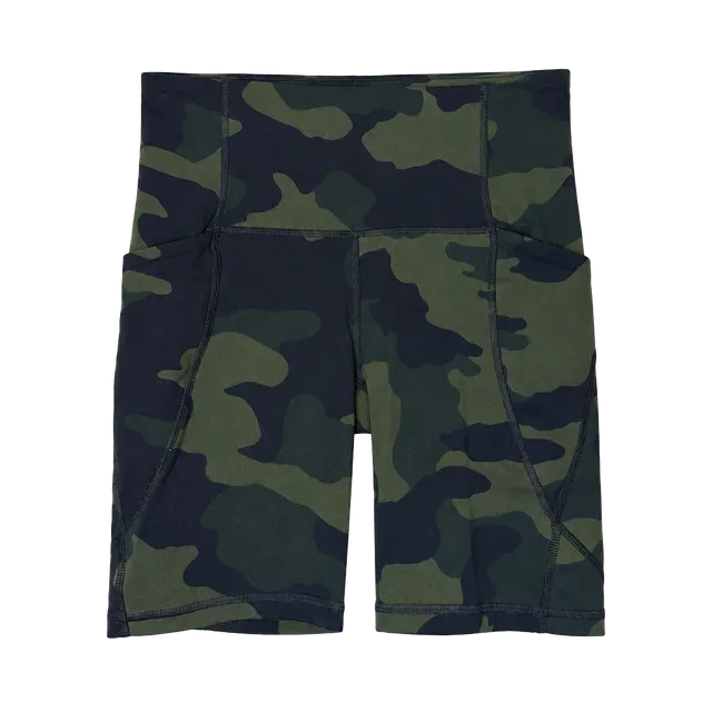 All In Motion Bike Shorts Size M Camo