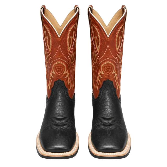 Ariat Quickdraw Western Boots Size 12 Black Deertan
