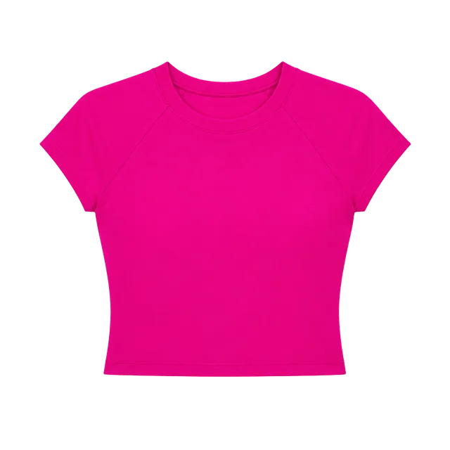 Lululemon Swiftly Tech Cropped Short Sleeve 2.0 Size 8 Pink Flare