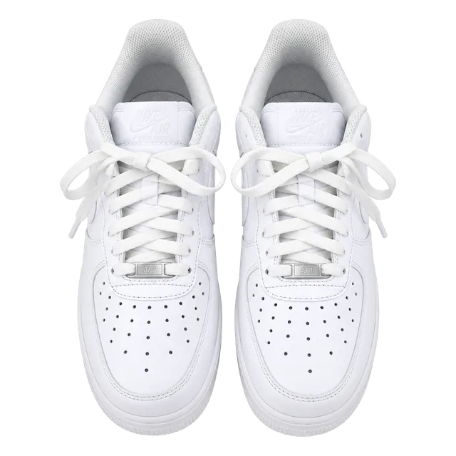 Nike Air Force 1 '07 Size 11 White Leather Sneakers