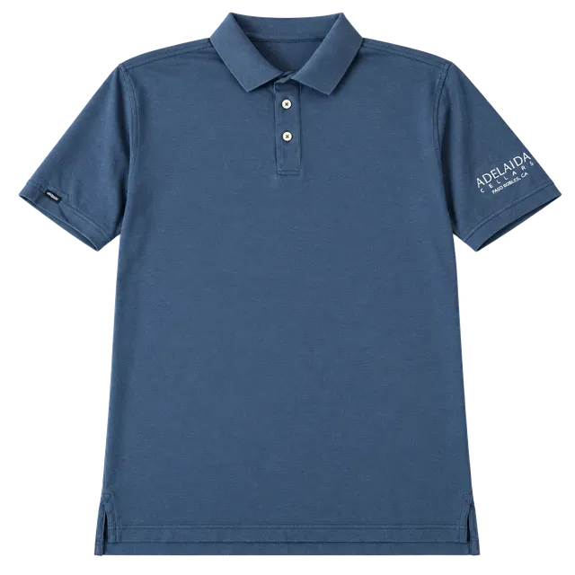 Straight Down Golf Polo Shirt Mens L Adelaida Cellars Paso Robles Gray Cotton