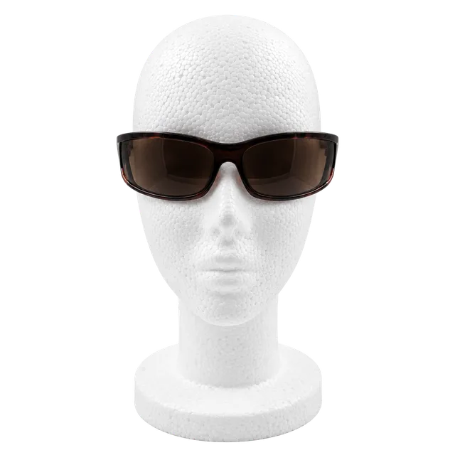 Womens Rhinestone Anti-glare Polarized Chic Narrow Sunglasses Tortoise Brown