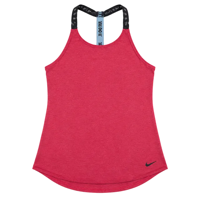 Nike Dri-FIT Tank Top Size M Red Just Do It Racerback Athletic Shirt
