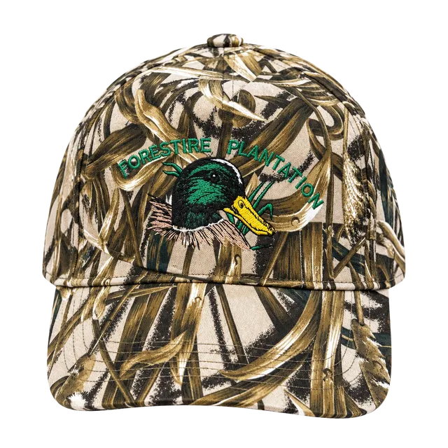 Vintage 1990s Forestaire Plantation Mallard Camo Hat