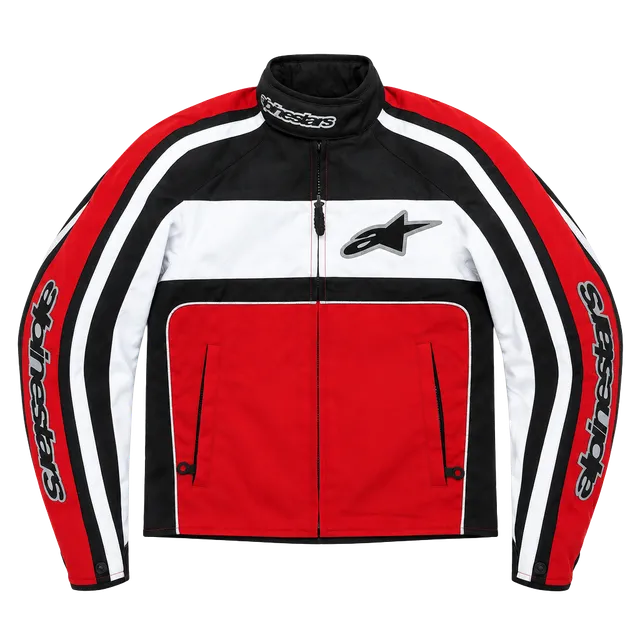 Alpinestars Stella Women Motorcycle Riding Jacket Size XS Red Black White