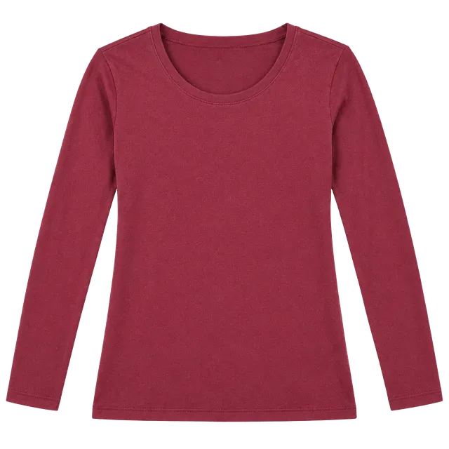 No Boundaries Long Sleeve Scoop Neck T-Shirt Size S (3-5) Red