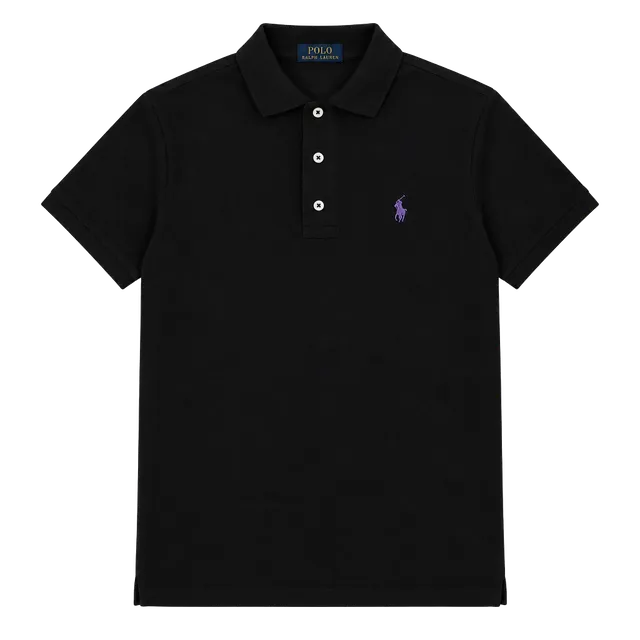 NWT Polo Ralph Lauren  Slim Fit Polo Shirt Size S Black