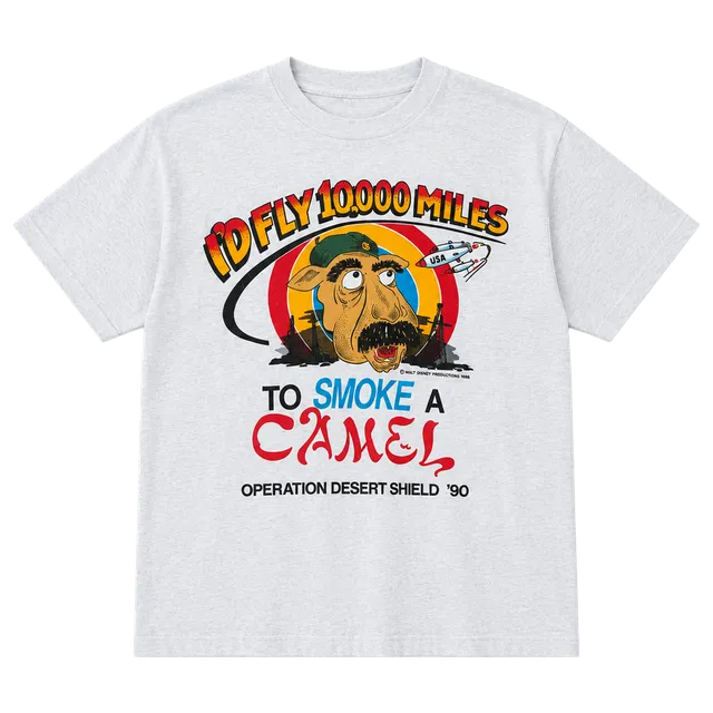 Vintage Camel Operation Desert Shield 1990 T-Shirt White
