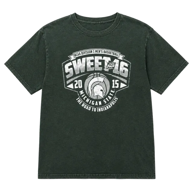 Michigan State 2015 Sweet 16 NCAA T-Shirt Size 2XL Green