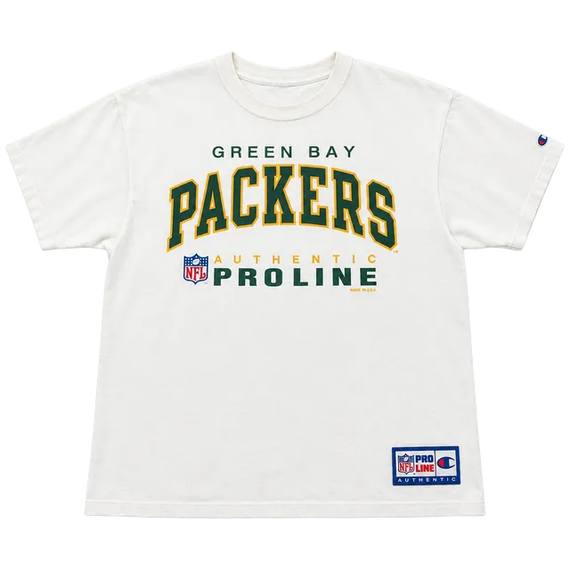 Champion Green Bay Packers NFL Pro Line T-Shirt White
