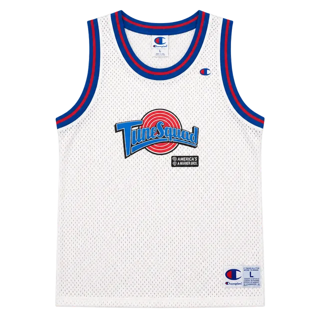 Champion Tune Squad Lola 10 Jersey Size L White G90