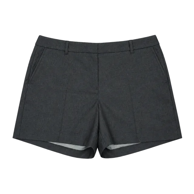 Attention Tailored Shorts Size 12 Dark Gray