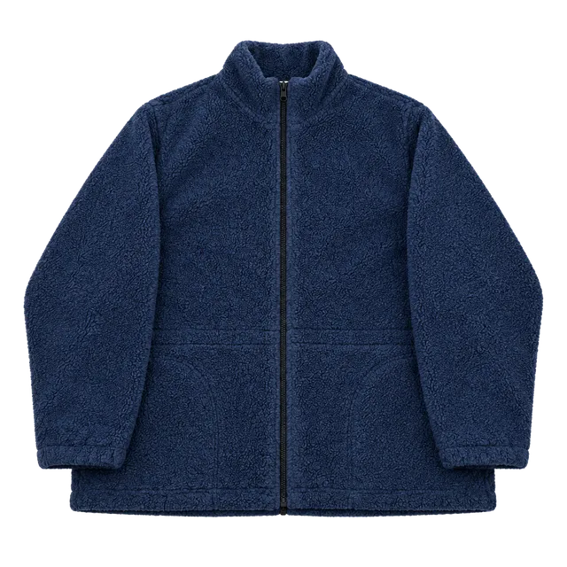 Pacific Trail Blue Sherpa Fleece Full Zip Jacket XL